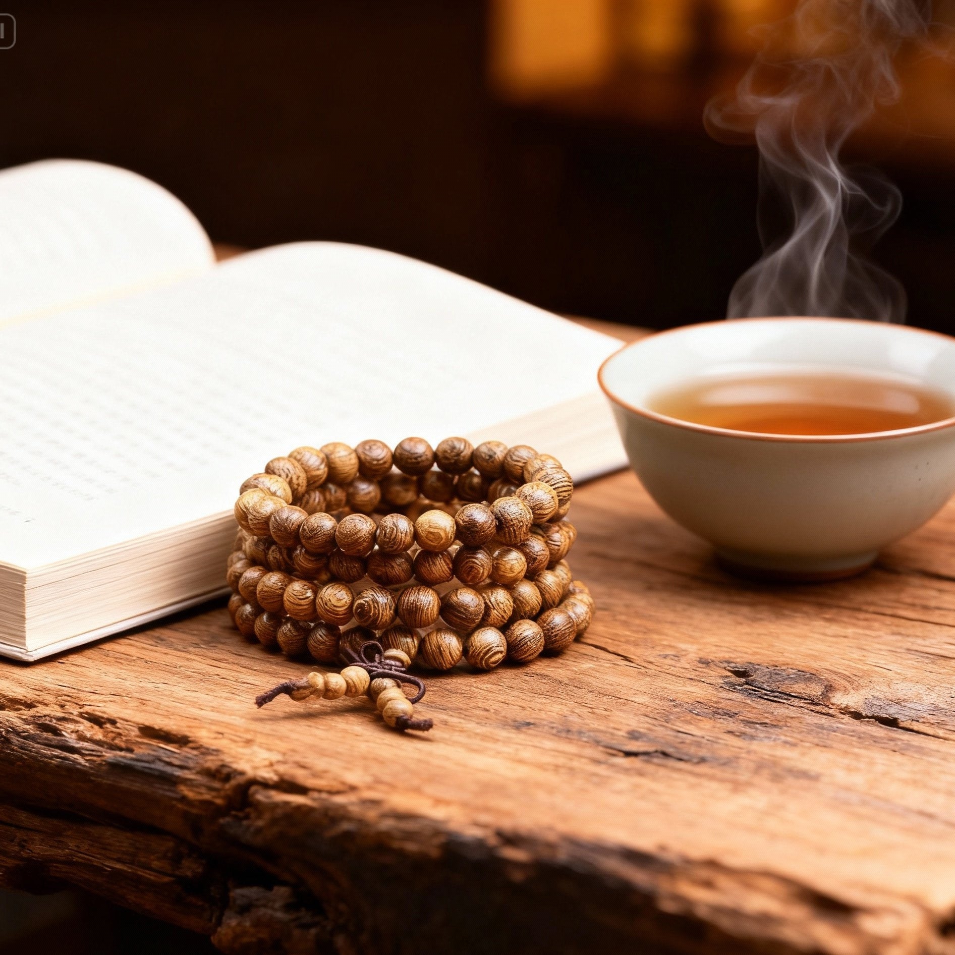 Bracelet Mala en Bois