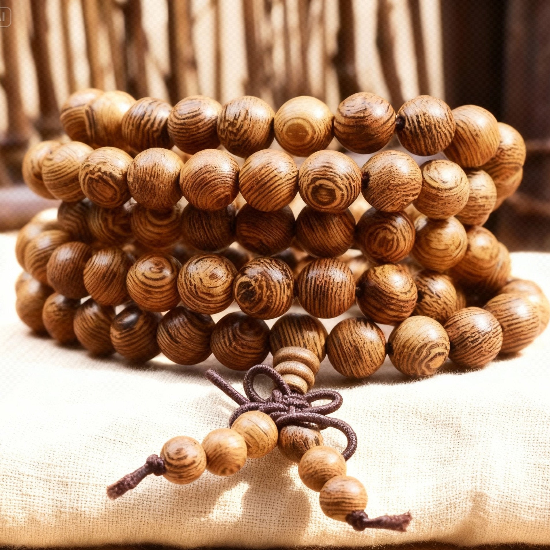 Bracelet Mala en Bois